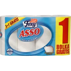FOXY RĘCZNIK PAPIEROWY ASSO 3+1  4SZT SUPER CHŁONNY