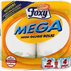 FOXY RĘCZNIK PAPIEROWY MEGA 2SZT DŁUGIE ROLKI