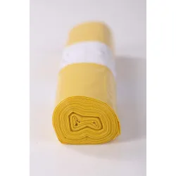 WORKI NA ŚMIECI 35L 25SZT NA ROLCE LDPE ŻÓŁTE MOCNE