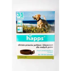 HAPPS OBROŻAPRZECIW PCHŁOM DLA PSÓW MAŁYCH 35CM