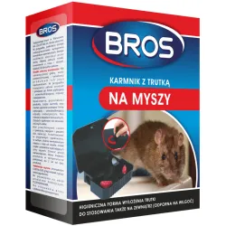 BROS KARMNIK Z TRUTKĄ 60G NA MYSZY NA ZEWNĄTRZ