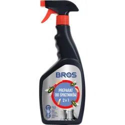 BROS PŁYN DO ŚMIETNIKÓW 500ML LIKWIDUJE ZAPACHY ZWALCZA LARWY